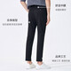 NAVIGARE Italien Sailing Pantalon décontracté pour hommes mince confortable confortable Pantalon droit à la mode pantalon polyvalent bleu et noir de la taille noire 32