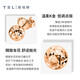 Xie Ruilin (TSL) 18K gold earrings rose gold spherical color gold earrings and earrings for birthday girl BB033 Pricing (pair of earrings)