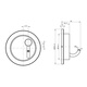 Moen (Moen) Ratch de toallas de baño Moen Baño Hardware Bath Rack Rack Storage Room Roje de ducha Coda de toalla ACC99 ACC9929 (gancho de ropa móvil)