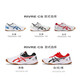 Asics badminton shoes volleyball shoes men and women table tennis shoes sports shoes neutral non-slip and wear-resistant 1053A034-101 white/black 42