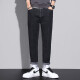 
Xiao Xueling jeans men's summer 2025 new thin pants men's trendy brand straight loose cropped pants versatile men's clothing 6621 black + 6621 black 30