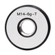 Ha thread M metric thread ring gauge coarse thread pass and stop gauge ring gauge pass and stop gauge thread ring gauge M6 6g