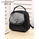 Gorbado (Gorbado) Boutique de cuero genuino para mujeres 2025 NUEVA MARDA VERSATILE VERSATIL Mochila para mujeres para mujeres Bolsas casuales Brown 8 pulgadas