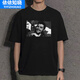 Zhenpu Che Guevara T-shirt peripheral short-sleeved clothes for the former Soviet Union summer t-shirt men's tee black D4881 Che Guevara 3XL (170~190Jin [Jin equals 0.5 kg])