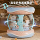 Disney Baby Toy Music Music Handpat Drum Beat Drum 0-1 Jahre alte Baby frühkindliche Bildungsstory Maschine Geburtstagsgeschenk Sound und leichte Karussell-Drum Maka Blau (Licht kann ausgeschaltet werden)