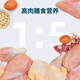 XIANLANG freeze-dried raw bone and meat dog food for adult dogs, puppies, grain-free, small, medium and large dogs, trial pack 12g*3