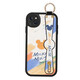 Disney authorized Apple 13 mobile phone case ProMax summer slant strap strap lanyard shell iPhone 13 mini cartoon oil painting men and women Apple 13 [antique white oil painting Mickey] + lanyard