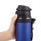 Xiangyin thermos cup, outdoor sports cup, stainless steel vacuum insulation cup, portable water cup, SM-QAF AK diamond blue 480ml