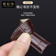 King of Heavenly Watch Strap Replacement Genuine Leather GS3886 5876 5885 3887 Men's and Women's Watch Strap 20 22mm Pin Butterfly Buckle Gold Pin Buckle-Brown Brown Width = 19mm
