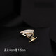 Shijun (SHIJUN) men's brooch, high-end simple customization, smooth sailing, navy sailboat, corsage, suit, personalized Japanese and Korean brooch, gold