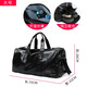 Brahman Sac à bagages d'épaule Bag de voyage humide et sec pour homme de fitness portable Sac de fitness à distance courte du corps cross-body noir grande taille (avec humide et sec)