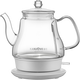 Kamjove Electric Kettle Kettle-Type résistant à la chaleur Verre électrique To-Tove électrique Tapot ménage 0,8 litre Automatique Power-Off bouillonnant bouillonnement électrique Kettle T-717 [Eau bouillante en un clic] 0,8 L