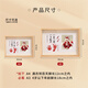 Catch Zhoulong baby's one-month-old hand and foot prints for 100 days of lanugo souvenirs. One-year-old hand and foot prints. Baby's 100-day photo frame with umbilical cord prints. A4 I'm one month old. Customized photo.
