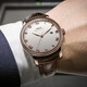 Lobinni Herrenwache Vollautomatisch mechanische Herren -Uhrengeschäft Einfacher Gürtel Waterdes Schweizer Stil Watch 12033 [Qualitätsauswahl] Silberschale Schwarzstahlgürtel