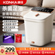 Konka honors the elders and brings health. Sterilizing foot bath, fully automatic footbath, over-the-knee footbath, heating, automatic massage, practical for home use, birthday gift for elders and mothers. Sterilizing ozone* white, fully automatic massage + constant temperature + 800W high power. Konka officially designated top sterilization model.