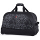 Hermes travel bag large-capacity trolley bag expandable portable travel bag folding trolley bag short-distance boarding bag black