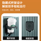 乌尼莫克（Uniamog）德国品牌登机箱小型行李箱拉杆箱男铝框密码箱新款旅行箱商务出差 曜岩黑（钢轴万向轮 升级可拆卸) 18英寸 (水杯架+承重挂钩+可登机)