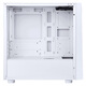 SAMA M2 Air Snow Desktop Computer Desktop Small Case Standard Type-C/Dual U3/Mesh Cooling on the Left Side/Supports M-ATX motherboard, 240 water cooling