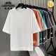 Classic Car (LAOYECHE) 2025 High-end Casual Sports Set Men's Summer Ice-Sensing Trendy Loose Short Sleeve Shorts Set Clothes 3880 Green Set M 165