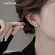 Lnieer999 Pure Silver Ear Hole Earrings Women's Möbius Ring Earrings 2025 New Hot Style Earrings High-end Earrings Möbius Earrings 999 Pure Silver