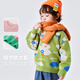 Dudujia 100% cotton & anti-pilling fabric, warm sweater for boys and girls, full printed cartoon children's clothing, children's pullover winter clothing, yellow 100