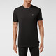 菲利普普兰（PHILIPP PLEIN）男装 男士棉质金属LOGO徽标短袖T恤衫 MTK4855 PJY002N 黑色 3XL
