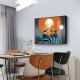 Villa Electric Meder Box Pintura decorativa hidráulica Moderna Versión horizontal Simple Restaurante Restaurante Caja Débil Pintura colgante Arte abstracto Mural Fulu Chengxiang 12593-2 Mirror Crystal Porcelana 100*80 Tamaño de la cubierta 84*73 Negro