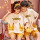 Mobeihai pareja pijama para mujeres en el verano dibujos animados de manga corta lindo verano para hombres de tallas para hombres de tallas para el hogar de tallas de tallas