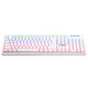 MSI (MSI) GK50Z Mechanical keyboard Blue axis RGB light effect Wired Game e-sports office keyboard 104 key Chicken-eating keyboard White