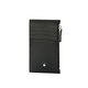 Montblanc (MONTBLANC) Spring Festival Gift Meisterstück Series Black Cowhide Zipper Card Holder 118313 Black One Size
