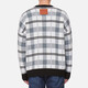 EVISU  男士格纹针织套头毛衣 2EAHTM1SR381LFWX 格子花 XXL