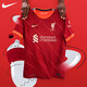 Nike 21/22 saison Liverpool Home Player / Fan's Edition à manches courtes T-shirt Jacket Football Suit DB2533 Version du joueur Red DB2533-688 M