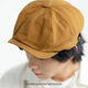Difxi newspaper bee hat man big head wing forward hat man brown retro painter hat tide autumn and winter British brown round buckle short edge octagonal hat-56-60cm
