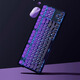 
Belly Spirit mk870pro Blackberry side engraving mechanical keyboard Bluetooth wired wireless customized computer game silent office [single mode] Obsidian Pro + purple Qi Donglai Qingxun 87 keys