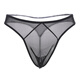ROSELEX confidential delivery transparent sexy men's thong mesh low waist temptation fashion sexy underwear T pants one size red