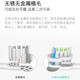 zlerZLER is suitable for Philips electric toothbrush HX6610 HX6210 HX6616 HX6920 sound wave vibration toothbrush head accessories 8-pack [white diamond bright white type]
