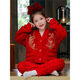 Yuan nationality Kapibala girls pajamas 2024 new coral velvet thickened children girls autumn and winter flannel home clothing LDE6621 Kapibala M code [155-160CM Weight 80-100