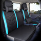
China National Heavy Truck Ace Tengshi 777B 757B Four Seasons Seat Cushion Fully Surrounded Seat Pack Truck Special Seat Pack Full Leather Light Truck Truck Seat Pack Cushion Single Seat Black and Red Deluxe Edition