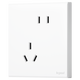Legrand Switch Socket Panel, Huacai -Serie Keramik Weiß 86 Verstecktypen, 10A falsch ausgerichtete fünf Löcher falsch ausgerichtet