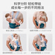 布兜妈妈婴儿腰凳轻便透气宝妈出行带娃神器多功能四季通用新生宝宝背带 艾玛仕橙【豪华款】