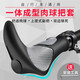 Bicycle handlebar cover silicone mountain bike deputy handlebar universal bicycle grip cover cow and sheep horn handle cover accessories one-piece meat ball handlebar cover with deputy handlebar black
