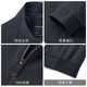 Goldlion Three-Proof Autumn and Winter Jacket Men's Easy Care Executive Business Casual Versatile Veteran Style Jacket Stand Collar-Navy Blue-EJSF17936903-95Q1 L 175/92A Recommended 135-150Jin Jin equals 0.5 kg