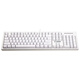MSI (MSI) GK50Z Mechanical keyboard Blue axis RGB light effect Wired Game e-sports office keyboard 104 key Chicken-eating keyboard White
