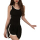 Modal Cotton Sports Vest Pyjamas Sommer Frauen neu 2023 Hosenträger Shorts Home Clothing Set für draußen. Weiß 12035 XL 120-140jin [Jin ist gleich 0,5 kg]