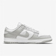 Nike (Nike) Dunk Low Retro Herren weiße graue Turnschuhe Retro-Schuhe DD1391-103 Grau Weiß 41