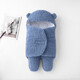Rabbit Big Wen Baby Holding Bedle Sleeping Bag in Autumn and Winter Thickened Warm 0-1 Year Old Newborn Swabbing Clothes Clothes Anti-Shocking Outing Supplies Blue [Thickened Pure Cotton Inner] Recommended 0-6 Months