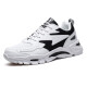 
Hanchen youth sports shoes big boys shoes autumn and winter plus velvet warm junior high school boys cotton shoes casual running shoes 9928 white (leather waterproof) 38