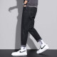 
Xiao Xueling jeans men's summer 2025 new thin pants men's trendy brand straight loose cropped pants versatile men's clothing 6621 black + 6621 black 30