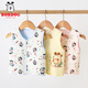 Babudou Infant Vest Spring and Autumn Vest Baby Reversible Newborn Children's Vest Men's and Women's Jacket Pure Cotton Waistcoat Blue 90 (18-24 months)