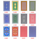 Tarjeta de póker de plástico Jinyi (JSC) Jinyi Gyt Gyt esbelto de alta gama plegable de alta gama plegable PVC Adulto GYT688 Rojo (6 pares) Rojo (6 pares)